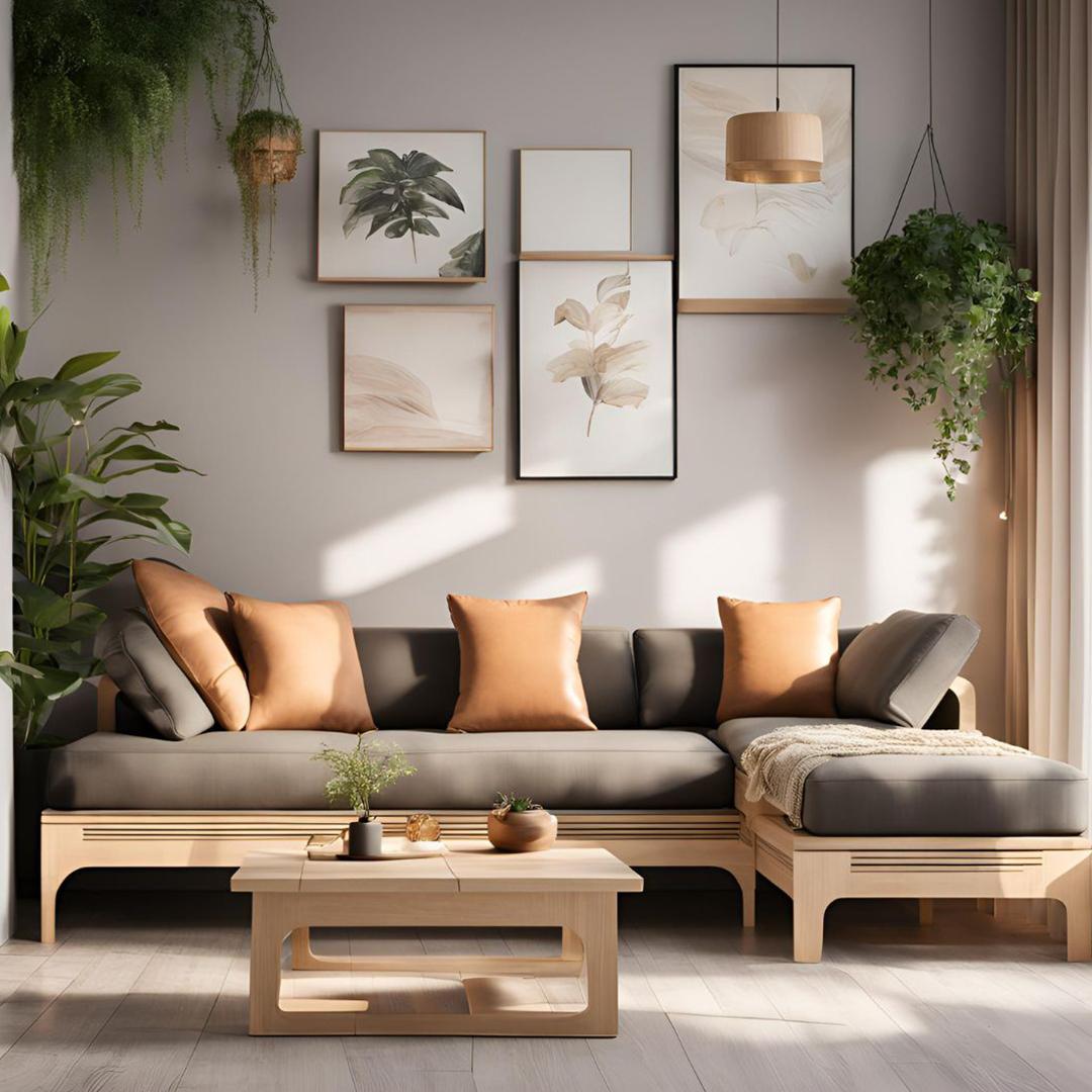 3-Seater Plywood Sofa Design