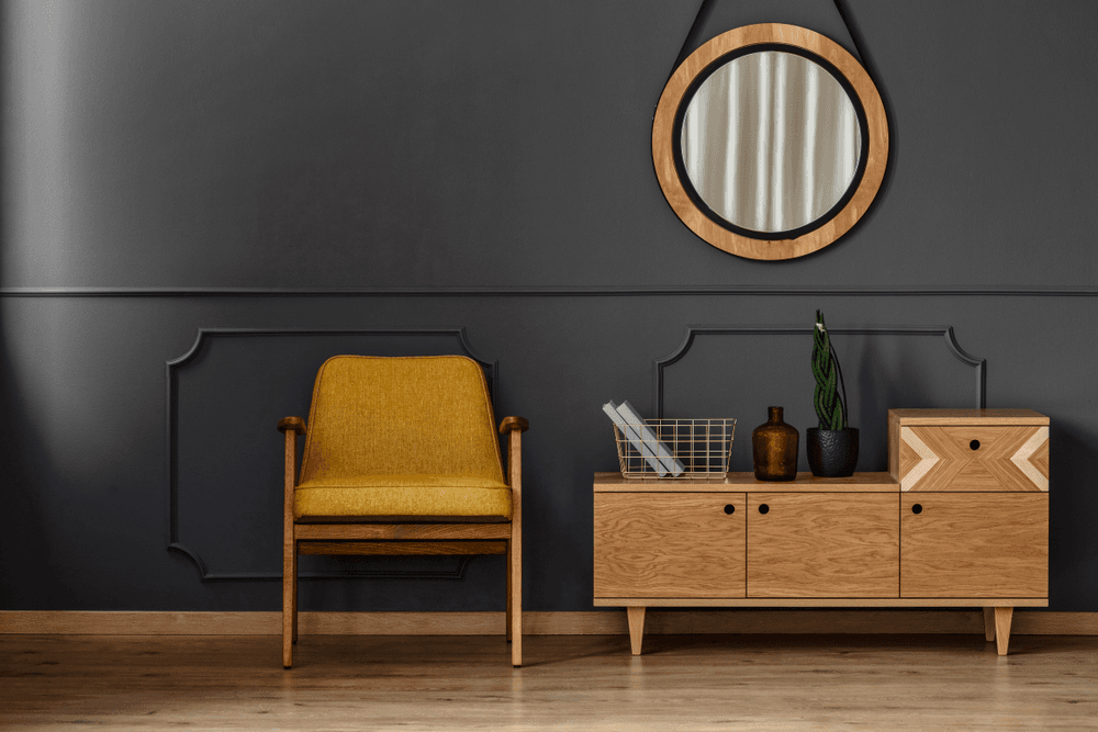 a chair and table made with termite and borer resistant plywood