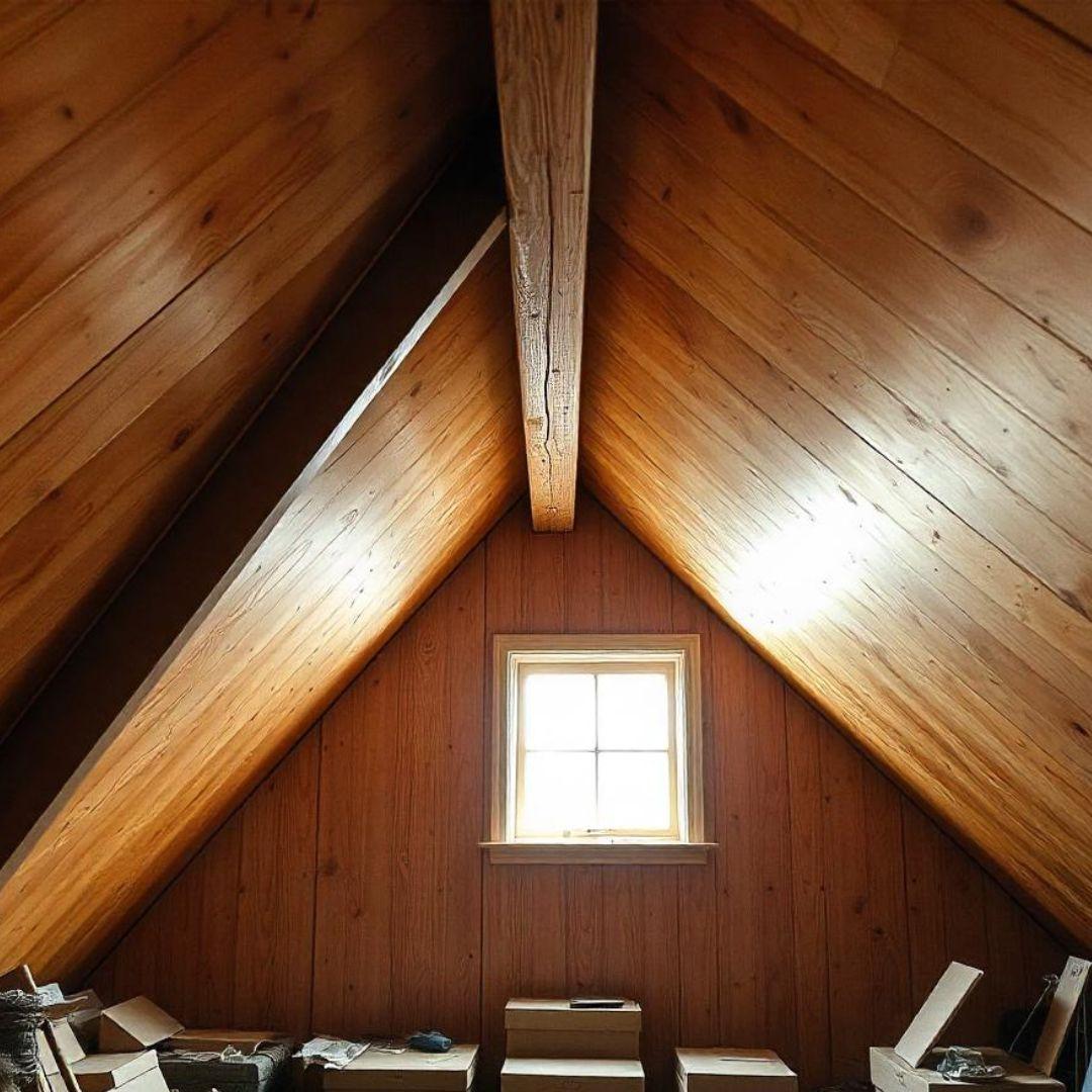 Attic Plywood Ceiling Design