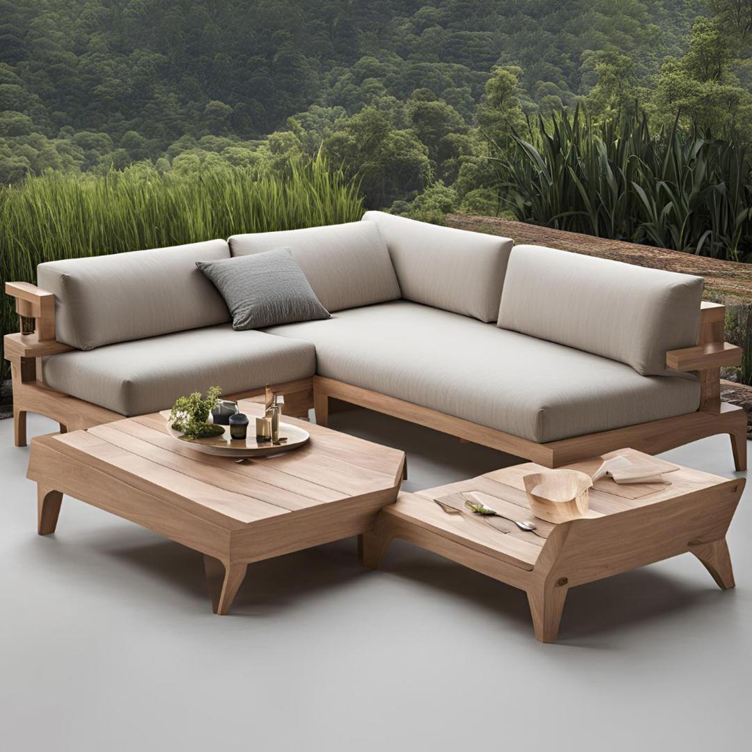 Outdoor Plywood Sofa Design