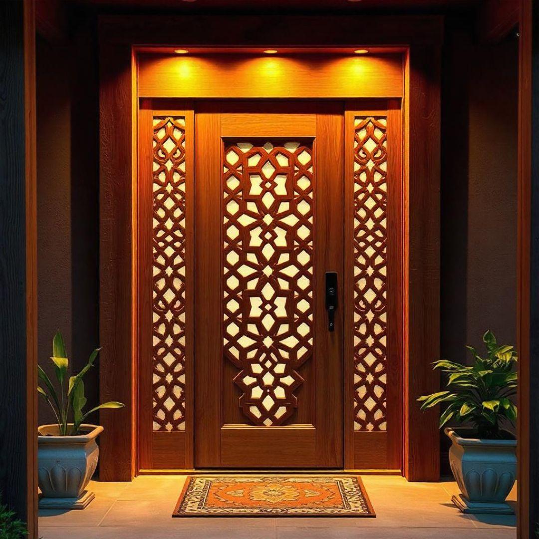 Plywood Jali Design Gate