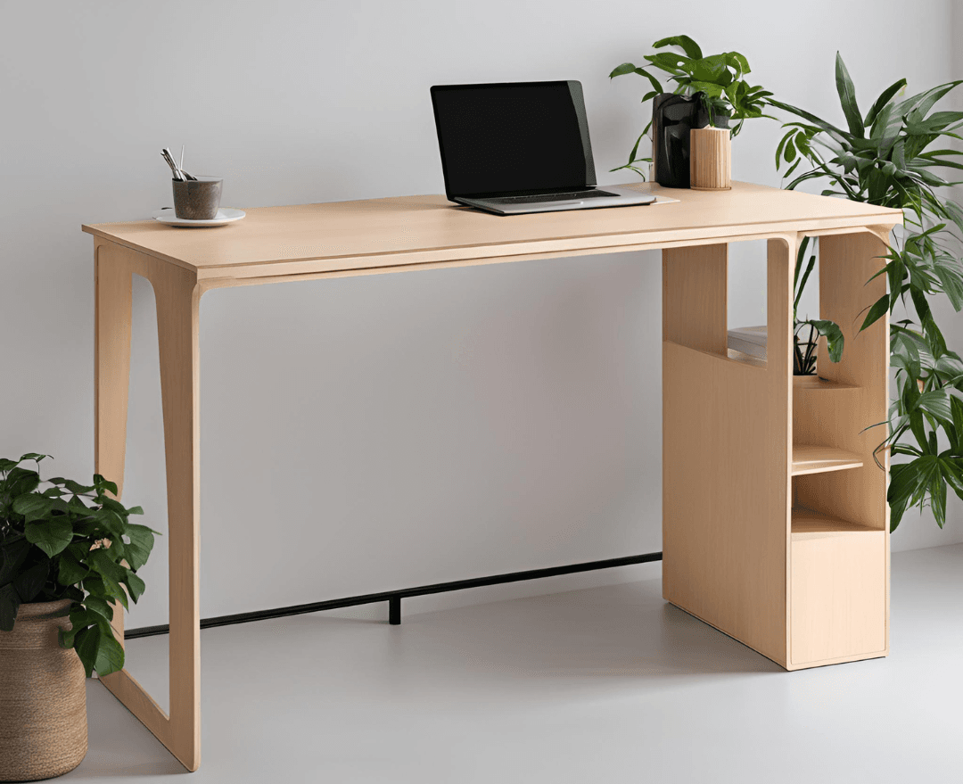 Minimalist Straight Desk