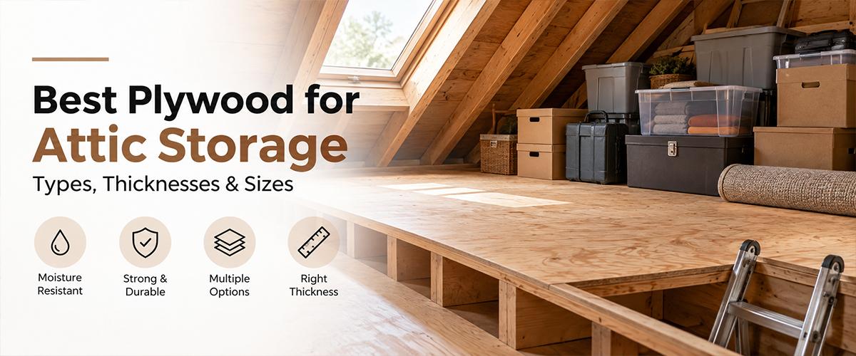 Plywood for attic storage