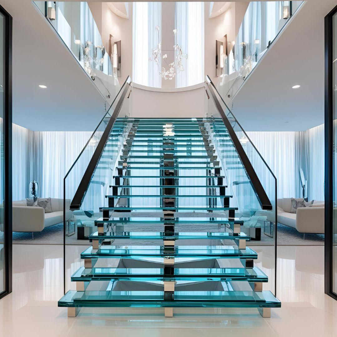 All Glass Stairs