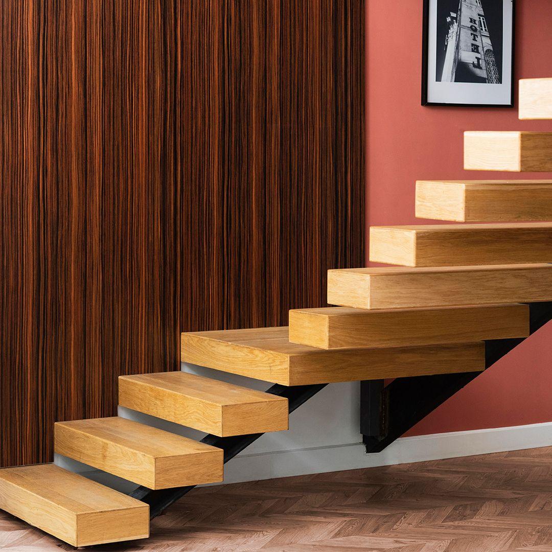 Floating Wooden Stairs