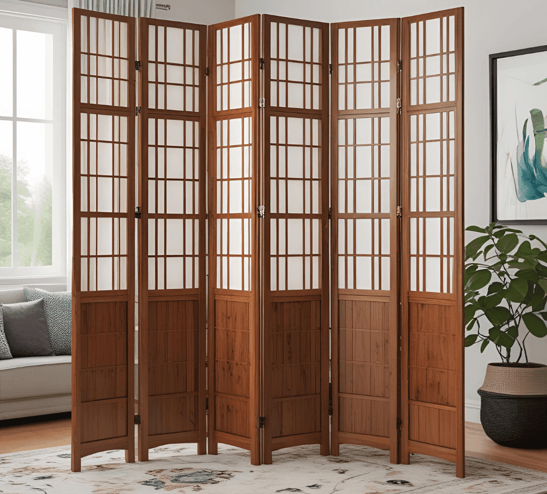 Folding Living Room Wood Divider