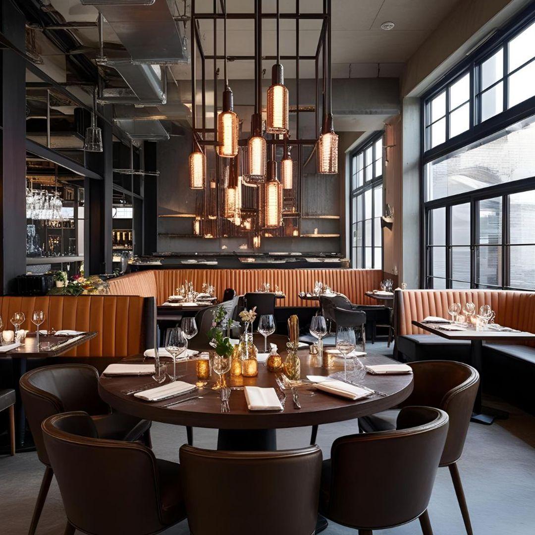 Industrial Chic Themed Restaurant