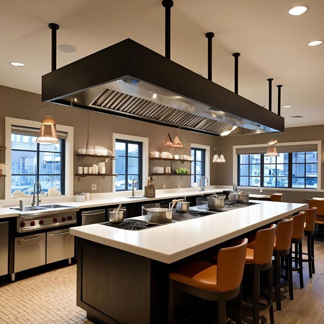 Restaurant with Open Kitchen Design