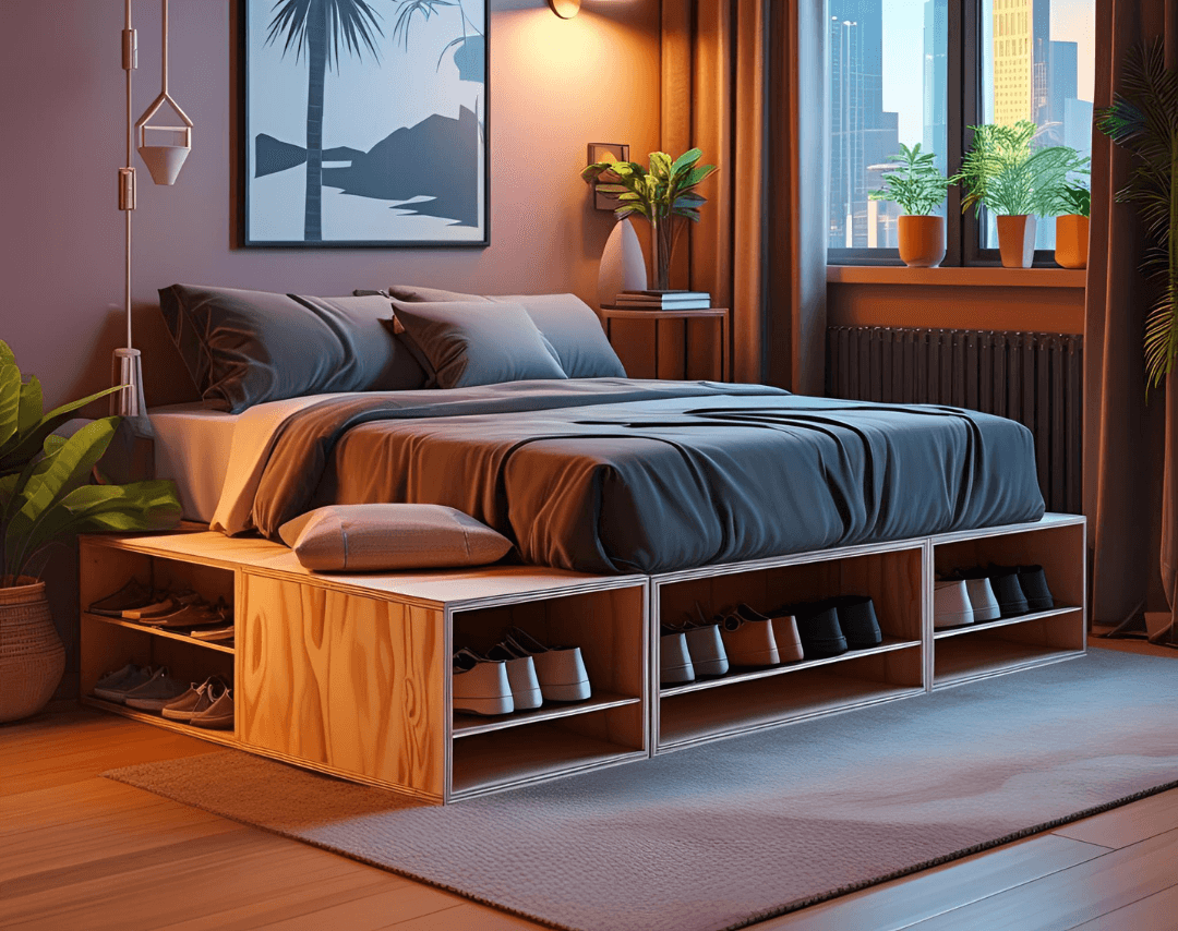 _Plywood Box Bed with Shoe Rack.png