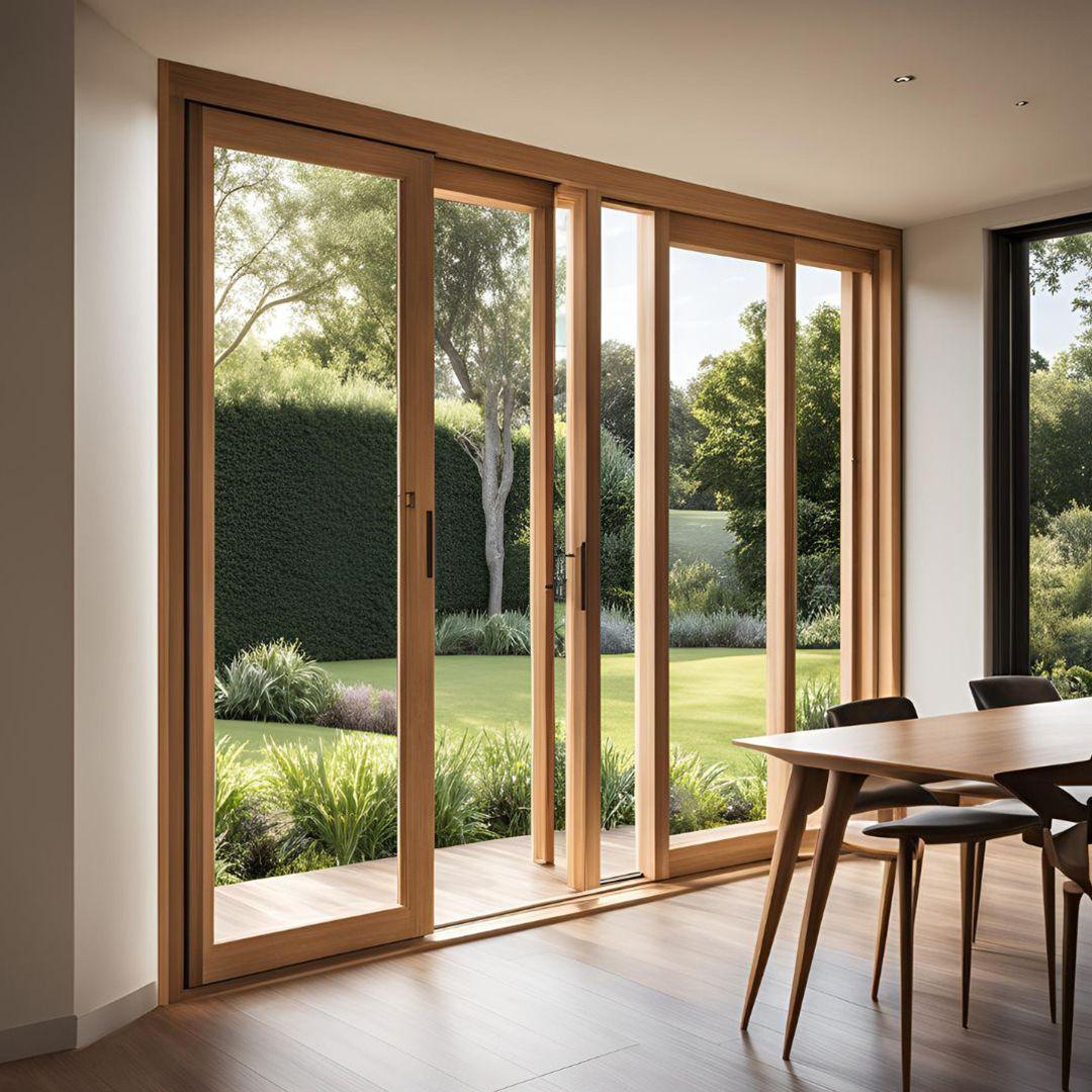 Plywood Sliding Wooden Window Design
