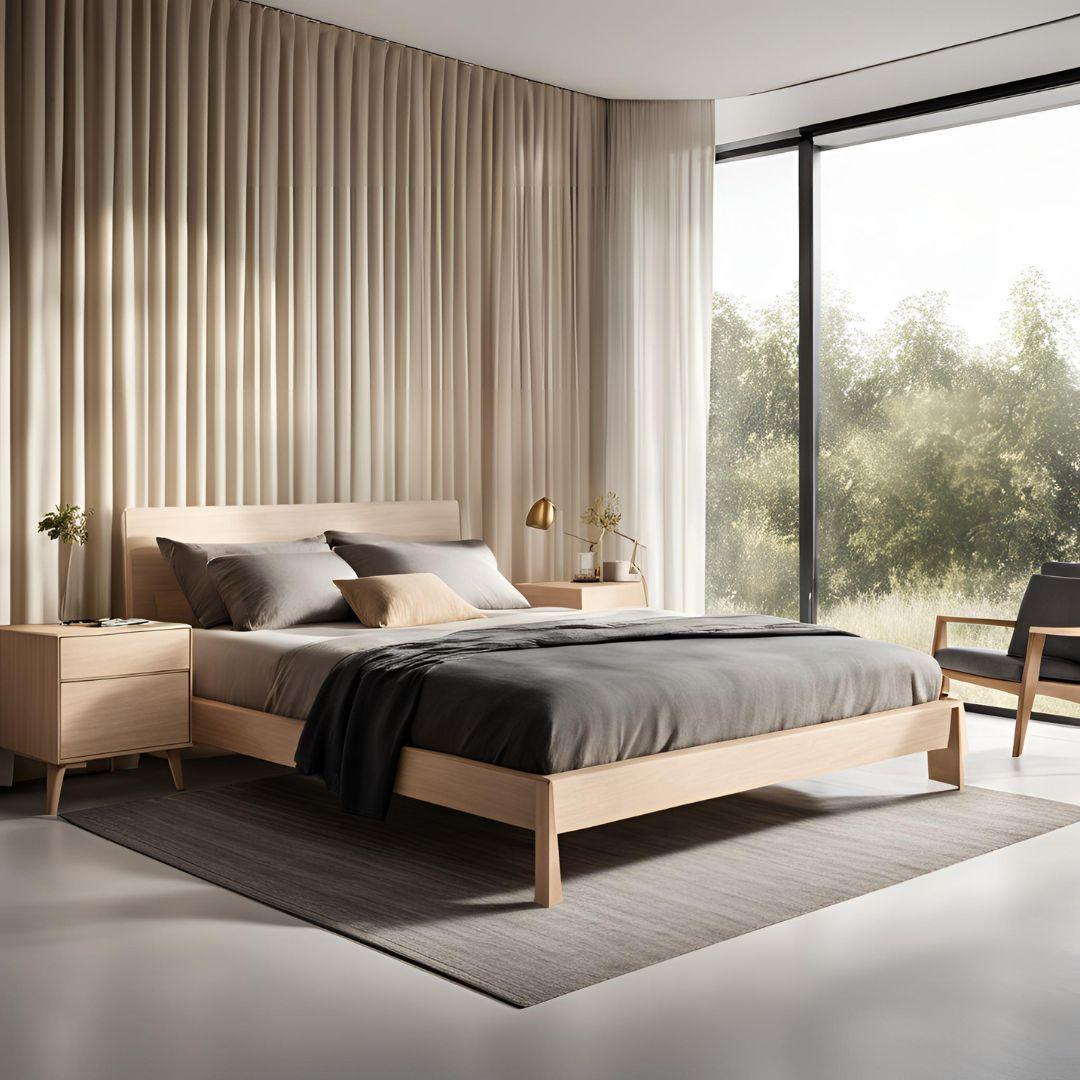 Queen-Size Plywood Double Bed Design
