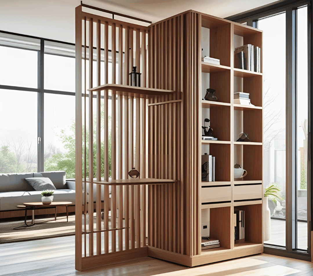 Room Divider Ideas with Storage