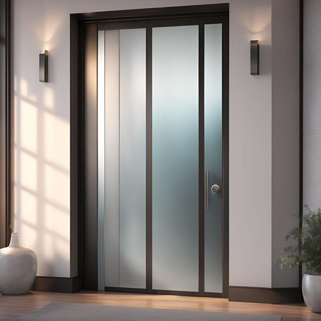 Single Ply Door with Glass Design