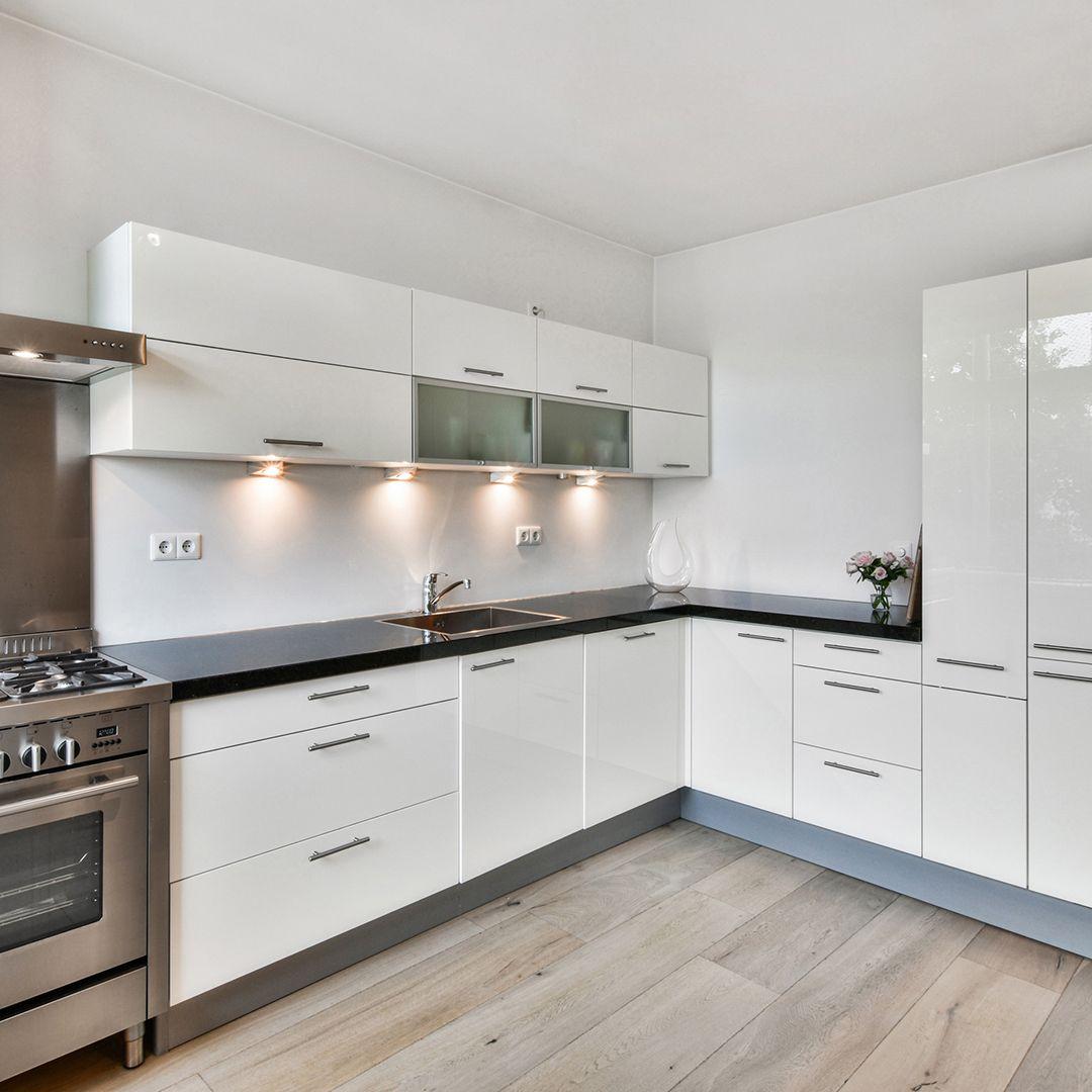 Sleek L-Shaped Kitchen