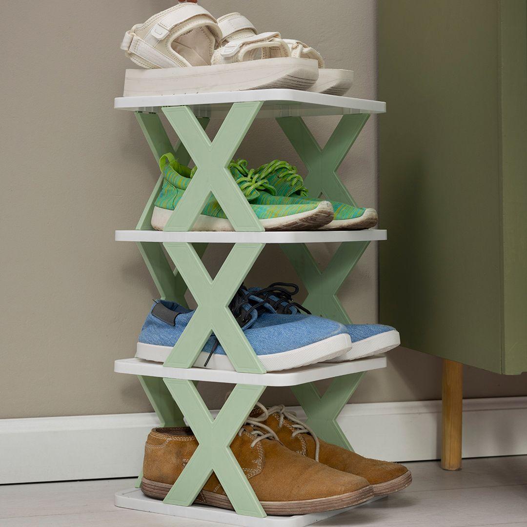 Vertical Corner Shoe Rack 