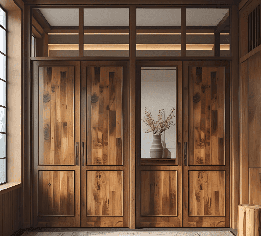 Wooden Doors Partition