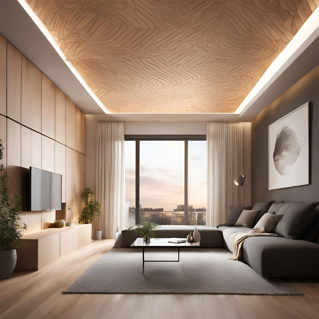 Simple Plywood Ceiling Design