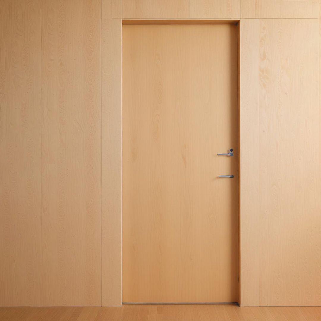 Contemporary Plywood Flush Door