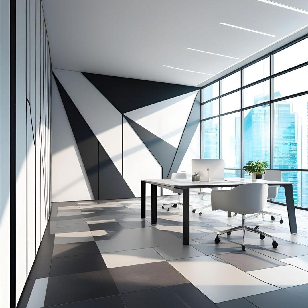 Geometric Office Interior Design