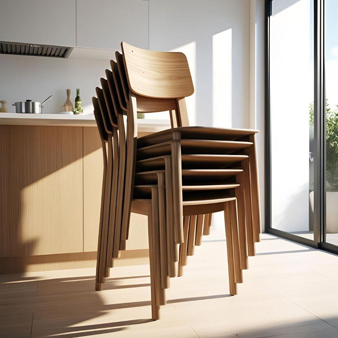Stackable Plywood Chairs