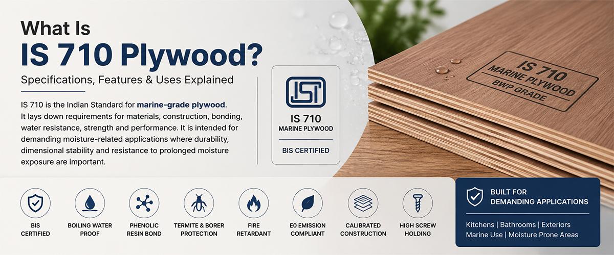 What Is IS 710 Plywood? Specifications, Features & Uses Explained