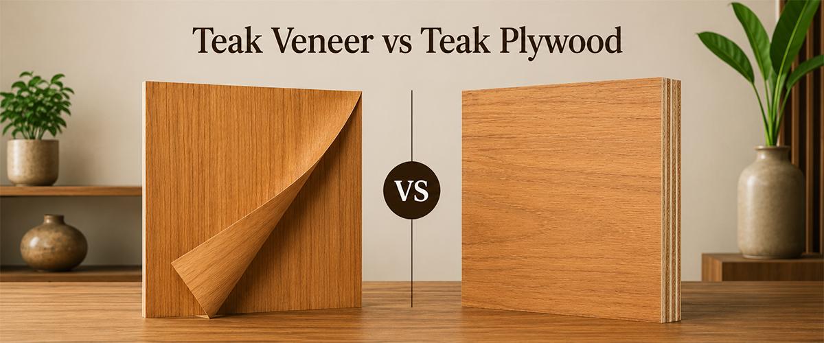 Teak Veneer vs Teak Plywood
